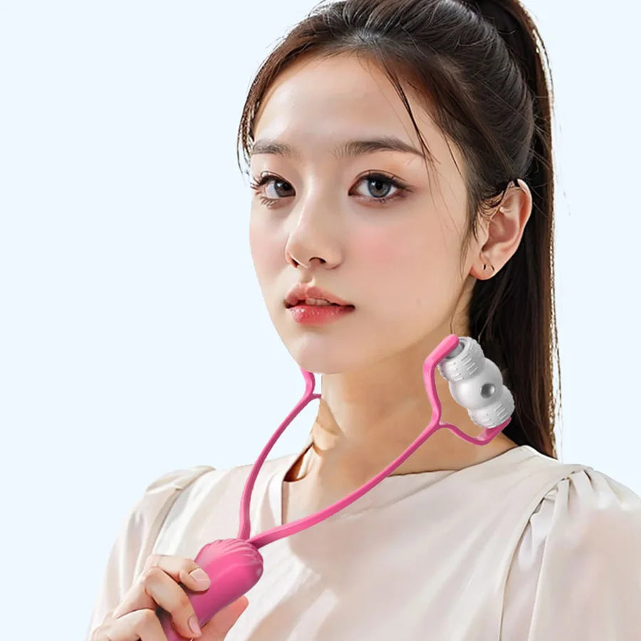 360 Rotate V Held Facial Roller Y Shape Hand Face Massager Facial Lifting Double Jaw Reduce Wrinkle Roller Portable Beauty Tool