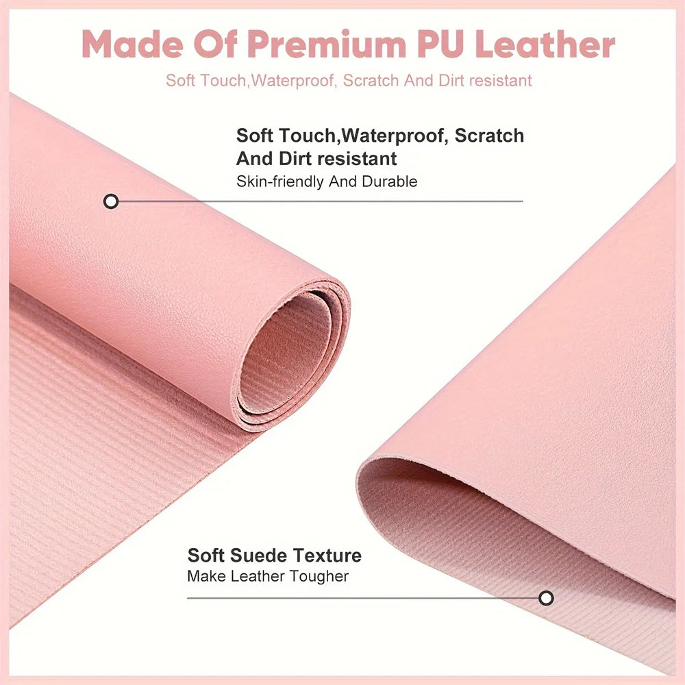 Nail Art Table Mat Foldable Hand Rest Pad For Nail Armrest Cushion Waterproof Scratch Dirt Resistant Leather Studio Desk Mat