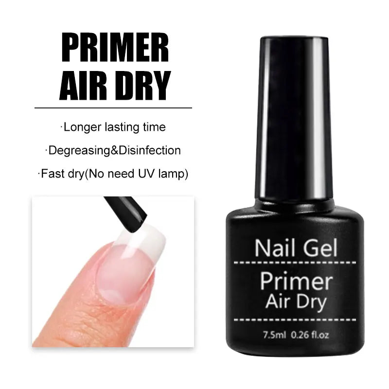 Acrylic No-acid Primer Nail Art Set With Base Coat And Top Coat Soak Off Gel Nail Polish For Nail Art Design Tool Kit