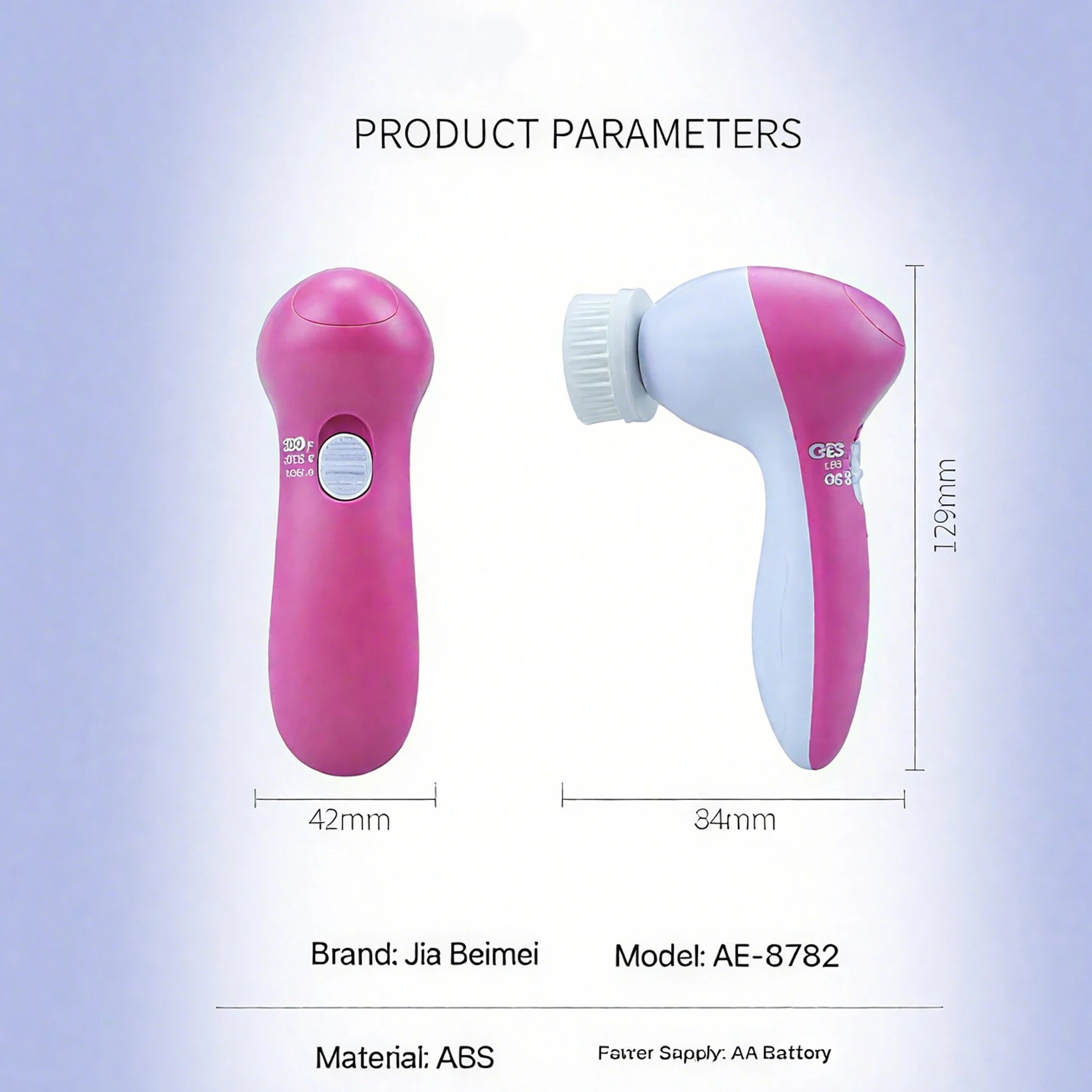 Electric 5-in-1 Facial Cleansing Brush, Multi-functional Rotating Massage Pore Cleansing Beauty Device Pore Cleaner