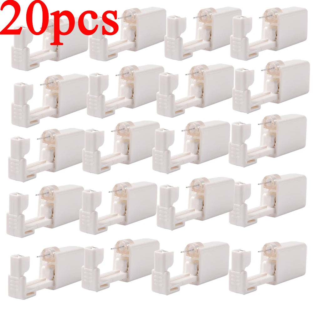 1-20Pcs/set Ear Piercing Gun Disposable Disinfect Safety Earring Piercer Kit Studs Nose Ring Piercing Machine Body Jewelry Tool
