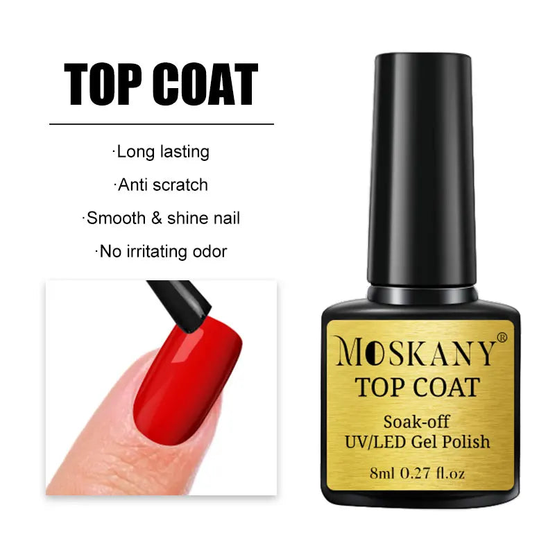 Acrylic No-acid Primer Nail Art Set With Base Coat And Top Coat Soak Off Gel Nail Polish For Nail Art Design Tool Kit