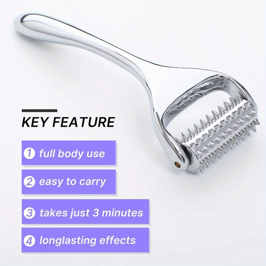Massage Roller Acupuncture Roller for Face Deep Tissue Massage Tool Face Roller-Skin Care Face Massager Tones Skin Appearance