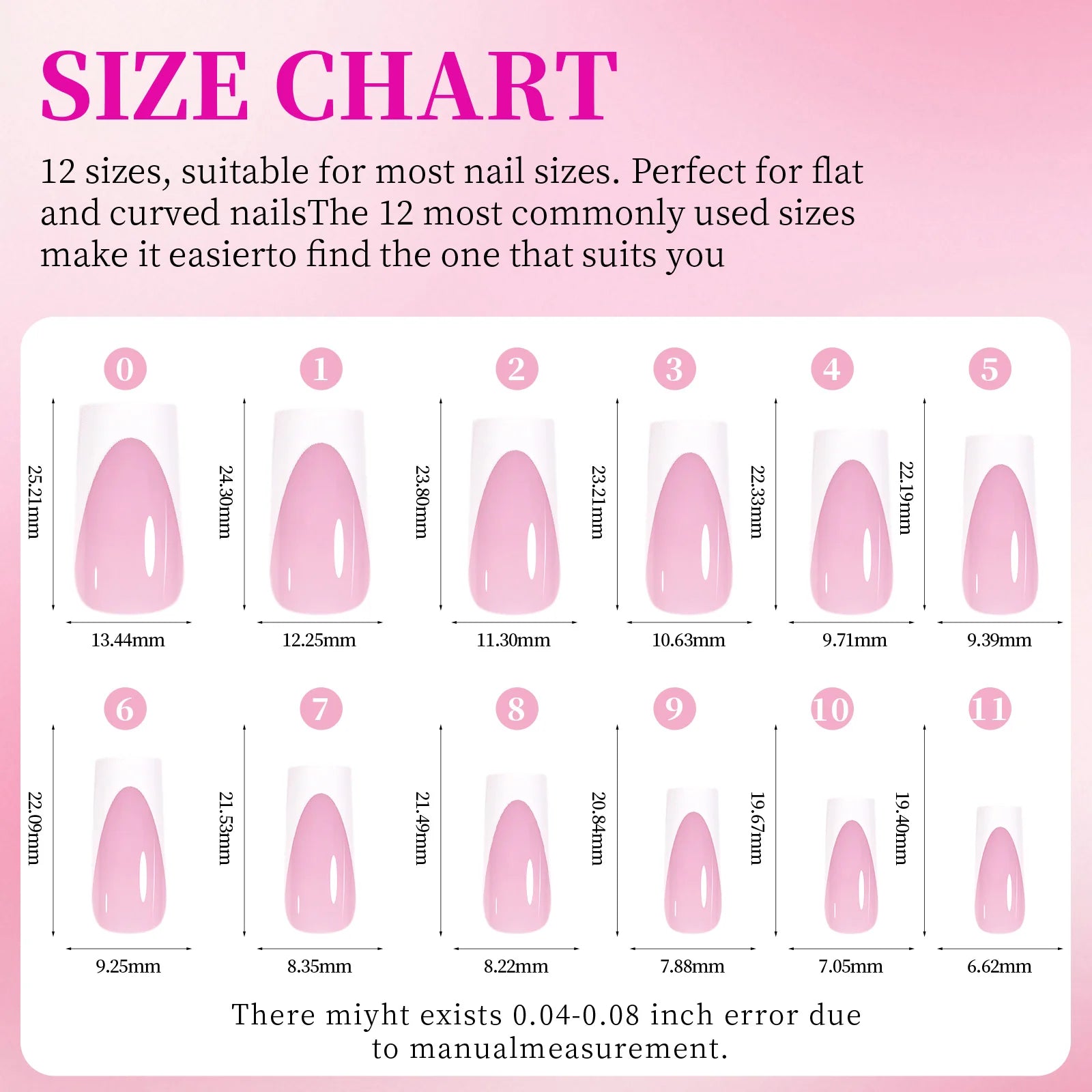 144pcs French hand and foot wear nail set summer short square shiny false toenail acrylic full coverage suitable for nail salon