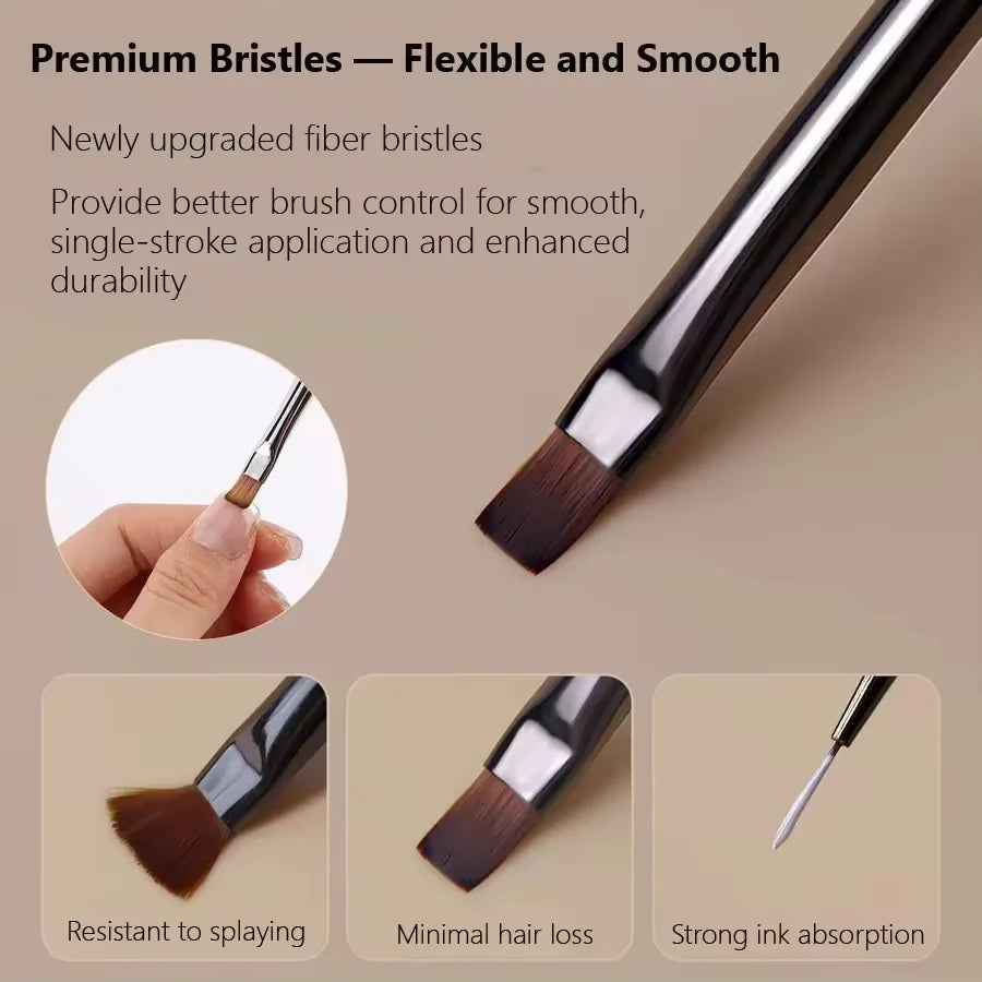 LINMANDA Nail Art Design Pen Painting Tools with Nail Extension Gel Brush Nail Gel Brush Salon at Home DIY Manicure 9Psc