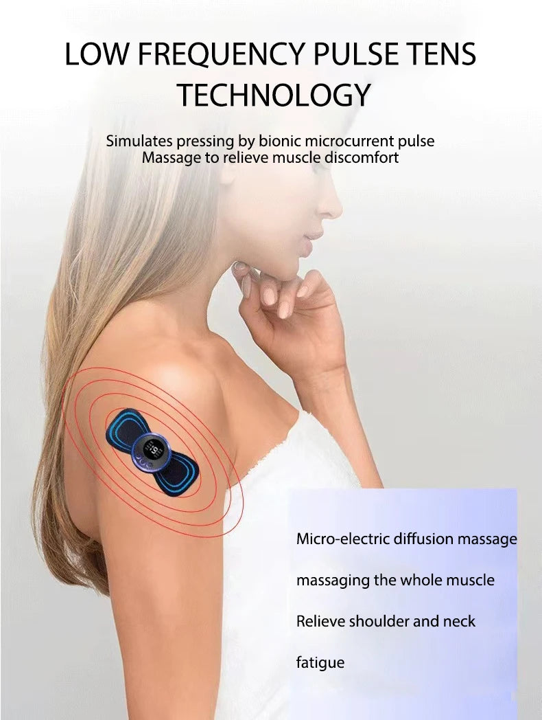 Tens Massager Electrode Pads For  Neck Massager Gel Patch Accessories Trainer Exerciser Replacement Muscle Stimulator Sticker